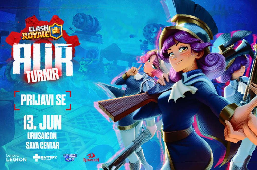 Prijavi se za Clash Royale 1v1 turnir na Urusai Conu – 13.06!