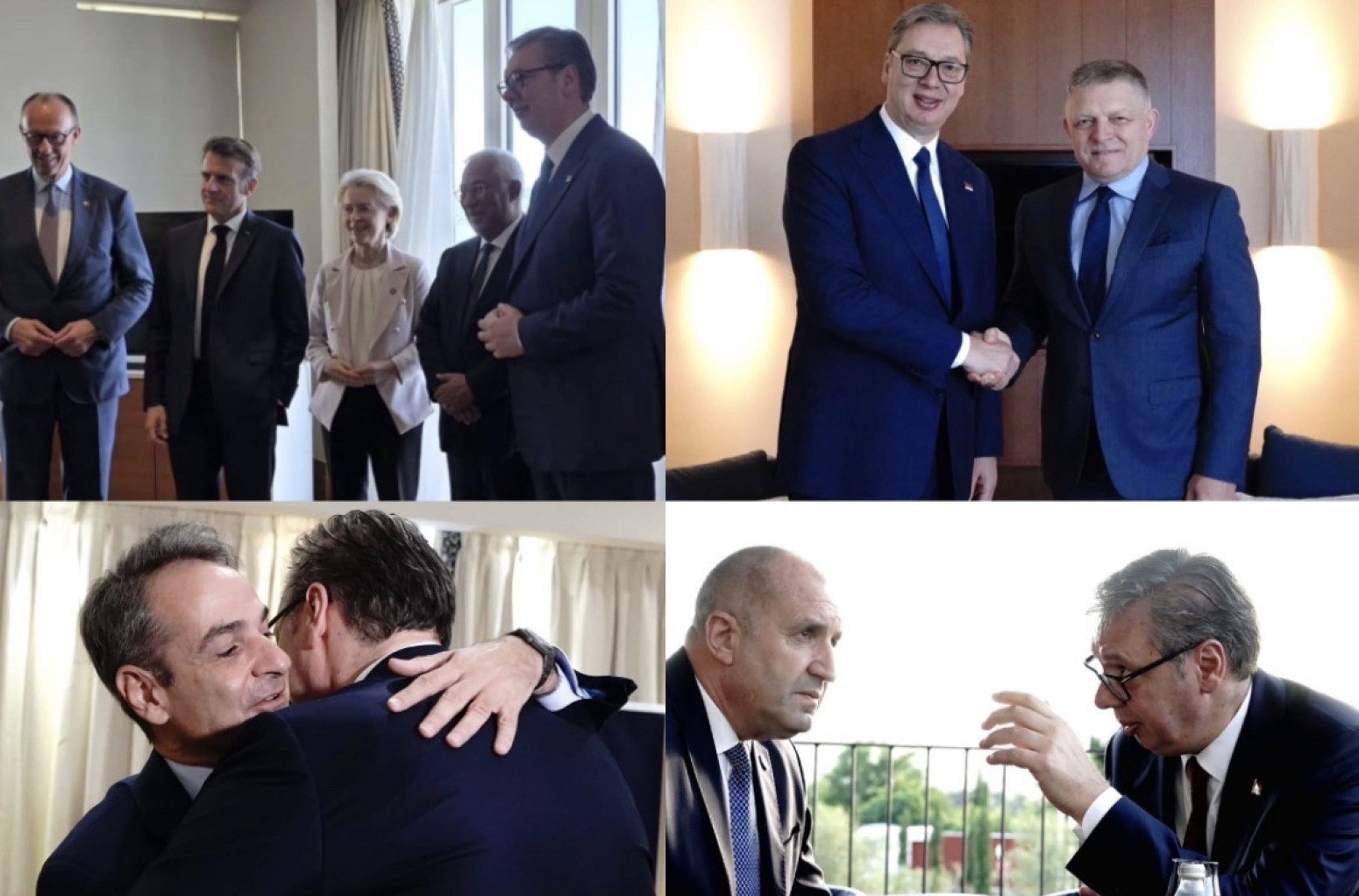 Samit EU – Zapadni Balkan u Tivtu; Važni susreti Vučića sa Fon der Lajen, Makronom, Mercom, Ficom...