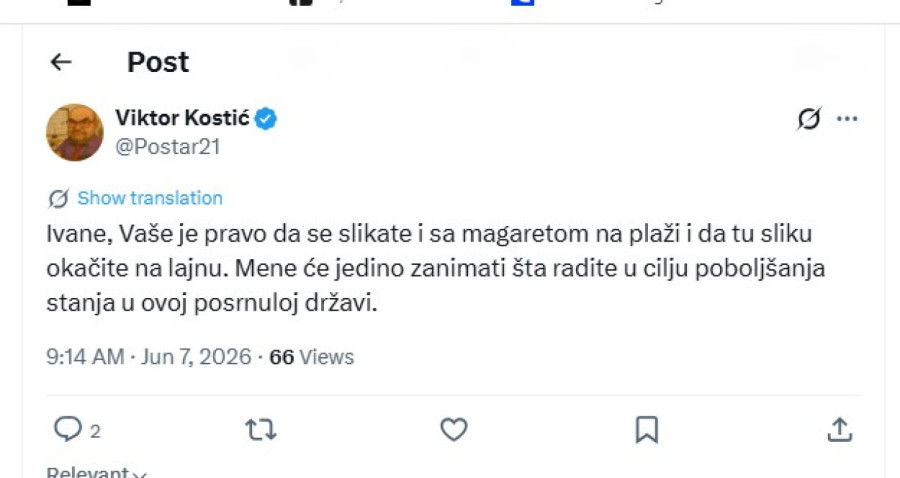 Nova svađa među blokaderima; Ninić i Riha u okršaju na društvenoj mreži FOTO