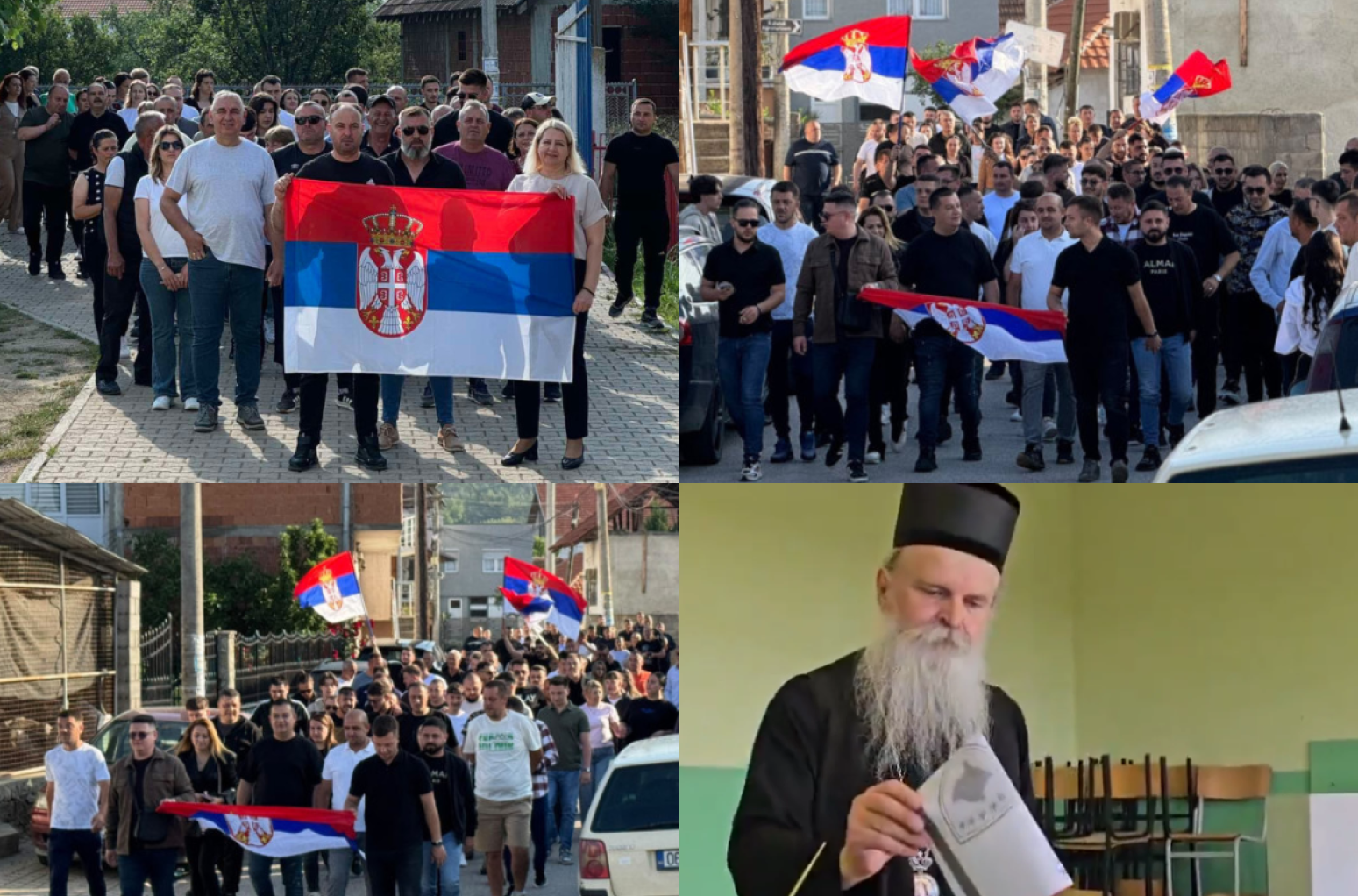 Srbi masovno glasaju; Nadamo se boljitku; Do 13 časova izlaznost 15,10%; Glasao mitropolit Teodosije FOTO