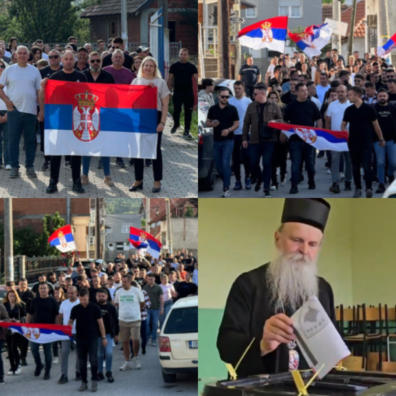 Srbi masovno glasaju; CIK: "Do 13 časova izlaznost 15,10%"; U Gračanici glasao mitropolit Teodosije FOTO/VIDEO