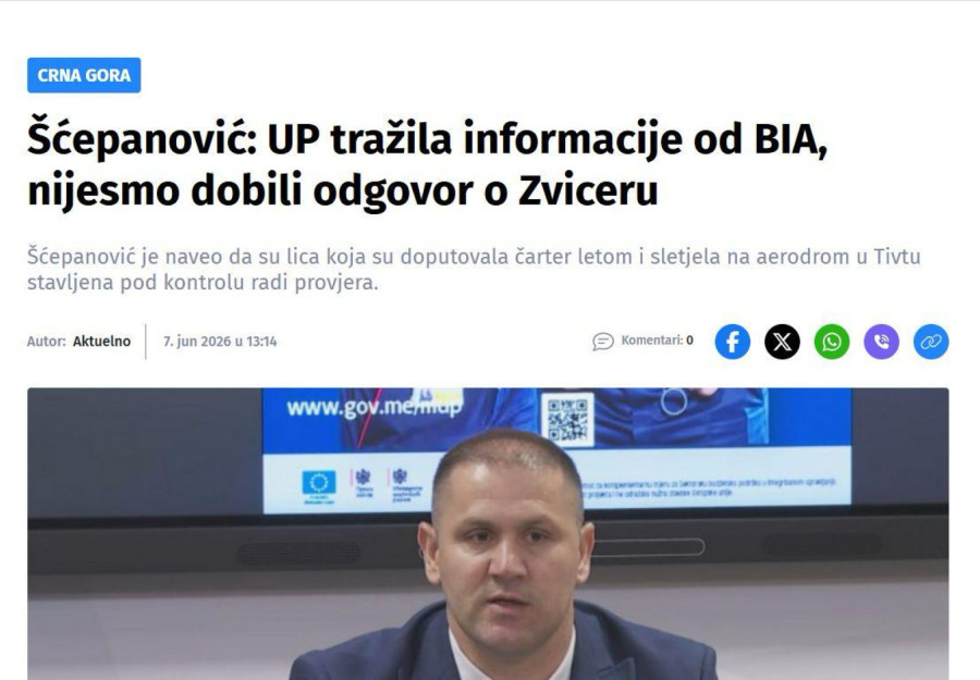 Uhvaćeni u laži; Crnogorski mediji i službe ponovo u funkciji hibridnog ratovanja protiv Srbije FOTO