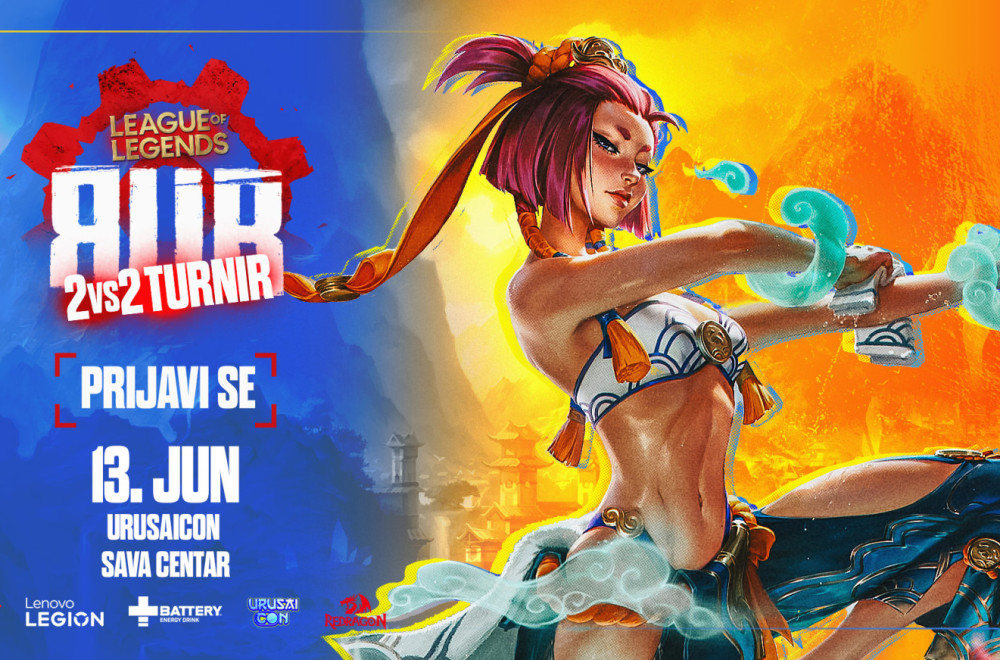 Prijavi se za League of Legends 2v2 turnir na Urusai Conu – 13.06!