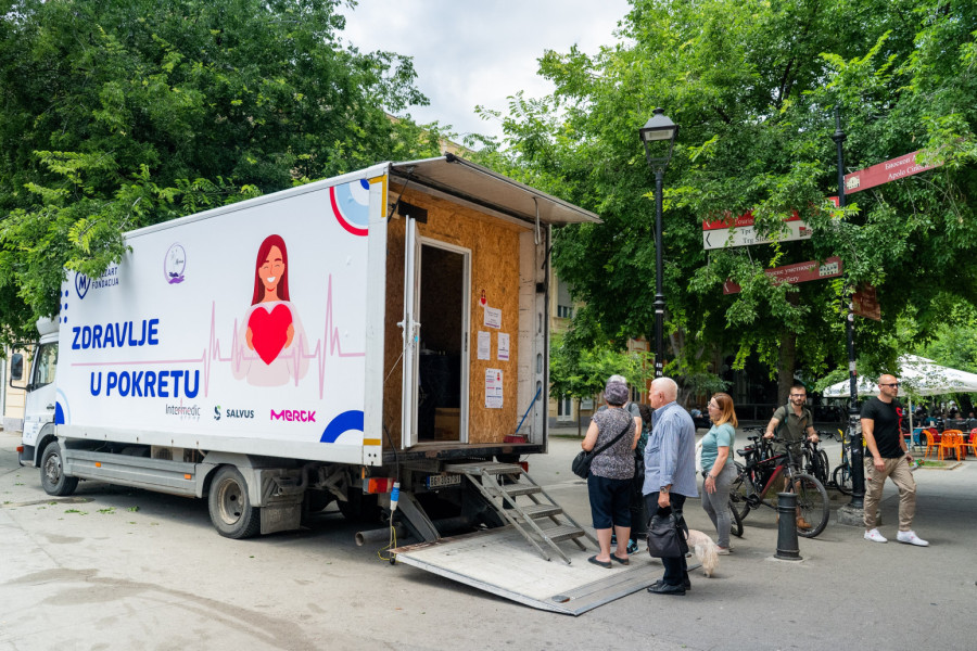 Zdravlje u pokretu: Više stotina građana obavilo besplatne preventivne preglede srca