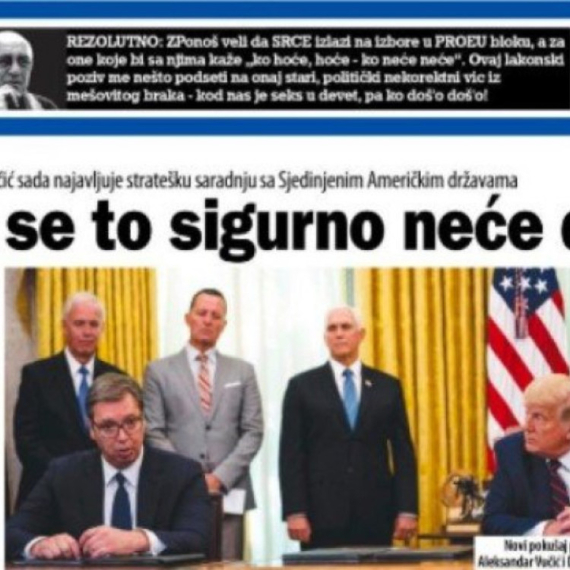 Blokaderski mediji žele da se Srbija potpuno izoluje od celog sveta; Odgovara im samo Brisel FOTO