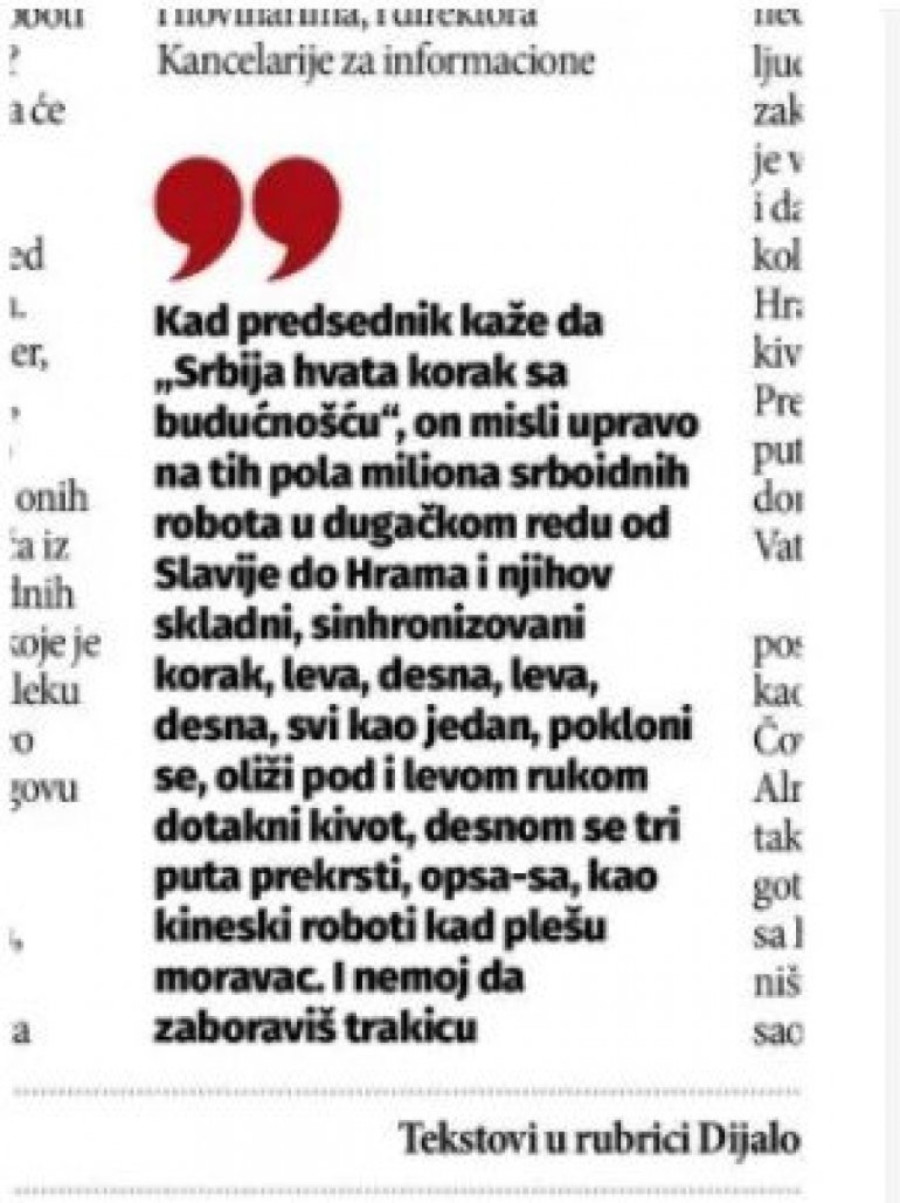Novi napad iz Zagreba; Dežulović vređa SPC i ismeva pojas Bogorodice FOTO