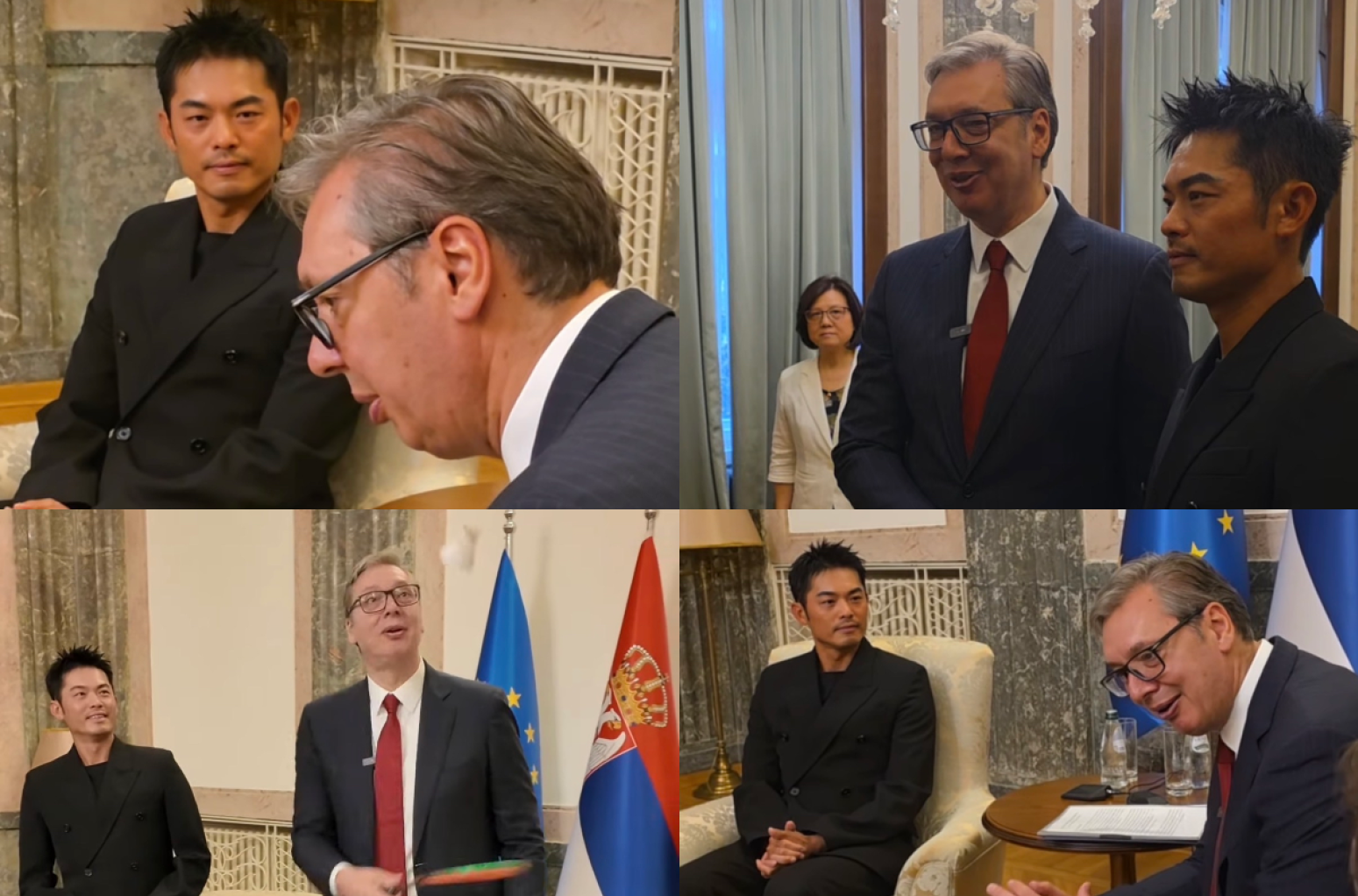 Vučić sa najvećim svetskim badminton igračem Lin Danom: "Hvala vam što promovišete EXPO sa nama" VIDEO