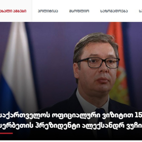 I Gruzini najavili: Vučić stiže u Tbilisi; Najavljen svečani doček i važan sastanak sa Kavelašvilijem