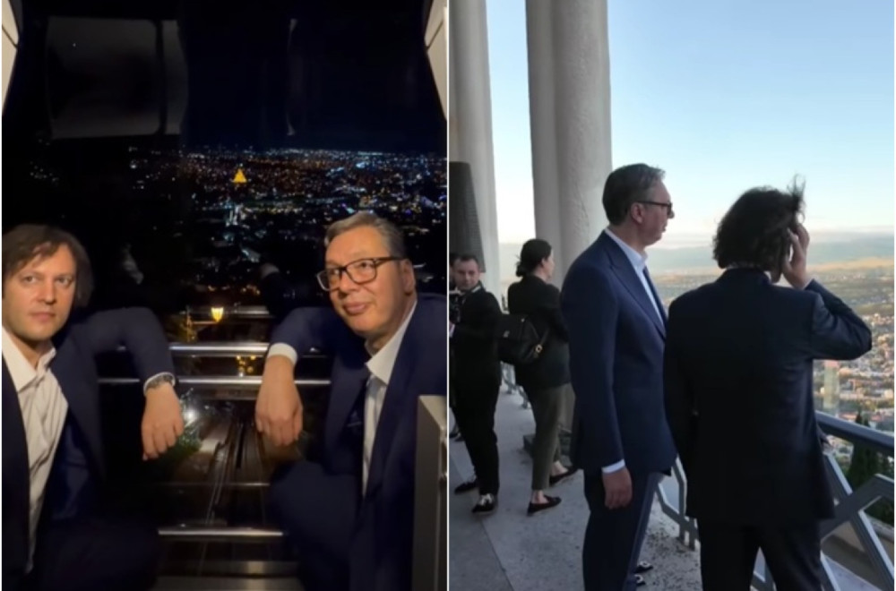 Vučić: „Tbilisi iz ove perspektive izgleda impresivno“; „Sada razumem zašto svi preporučuju ovu vožnju“ VIDEO