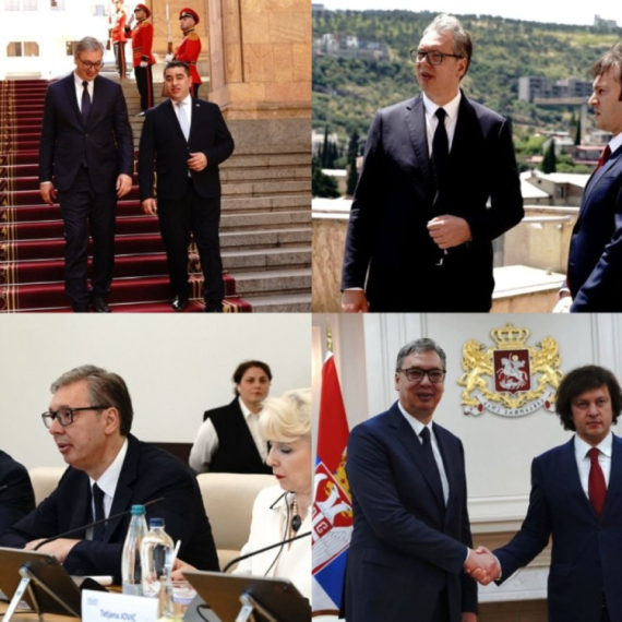 Vučić u Gruziji; Niz važnih sastanaka; "Prelomni momenat u odnosima Gruzije i Srbije" FOTO/VIDEO