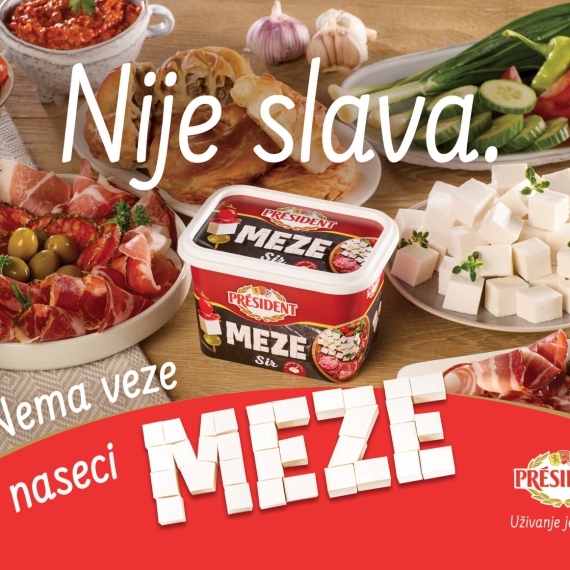 Novi President sir "Meze" – za sve spontane trenutke