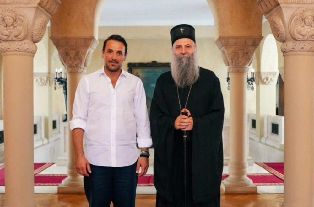 Nikos Vertis kod srpskog patrijarha: Radujem se što sam u Srbiji FOTO