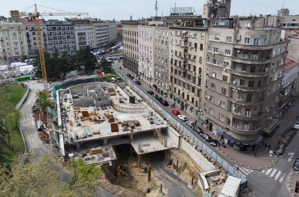 Mesta za 284 vozila: Podzemni deo konstrukcije u Vlajkovićevoj ulici trebalo bi da se završi do 31. oktobra