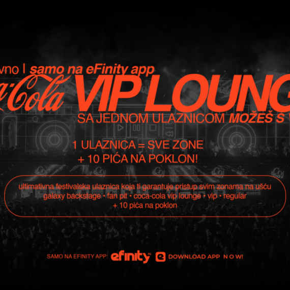 Jedna ulaznica, sve festivalske zone i 10 pića na poklon: Ekskluzivno na eFinity aplikaciji