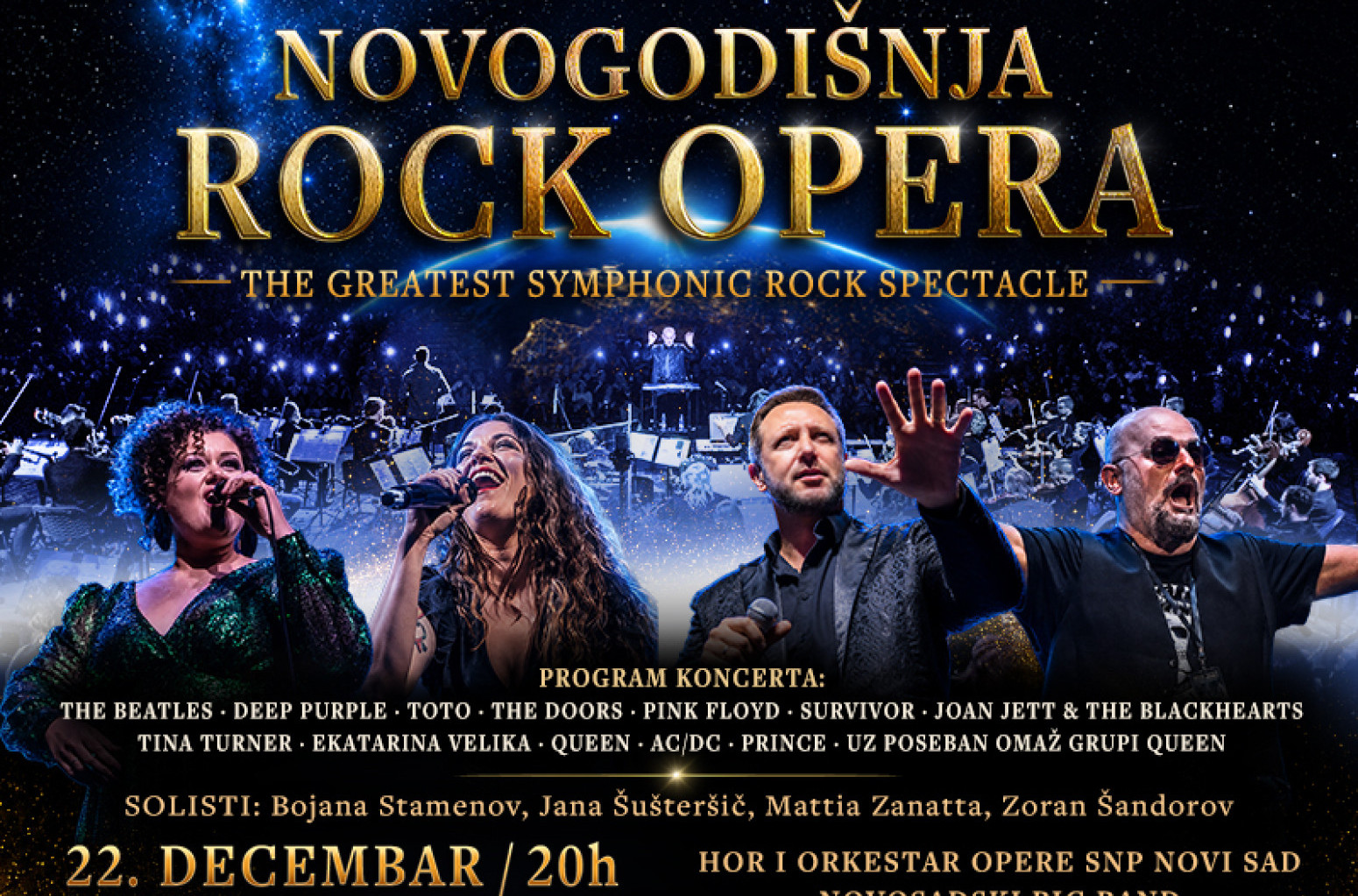 U decembru stiže muzički spektakl: Novogodišnja rock opera u MTS Dvorani