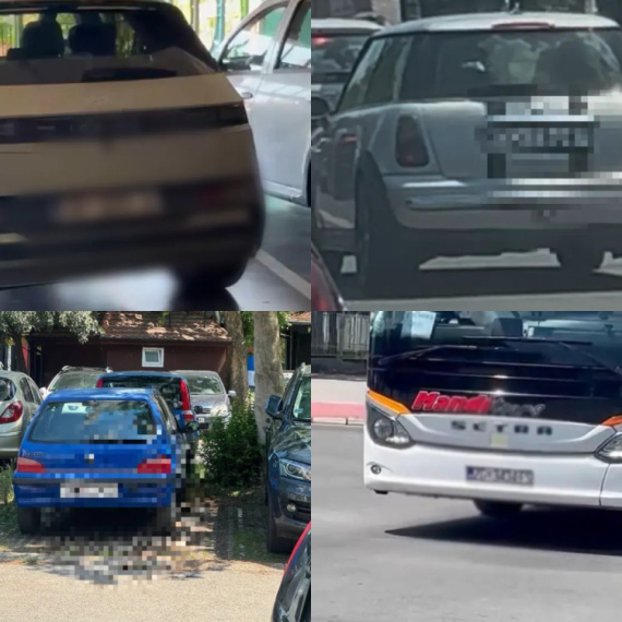 Novi Sad okupiran automobila iz Hrvatske; Puna podrška blokaderima u rušenju Srbije FOTO