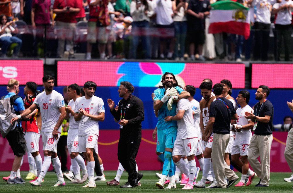 Iranci u svlačionici ostavili poruku Amerikancima: Od drevne Persije... FOTO
