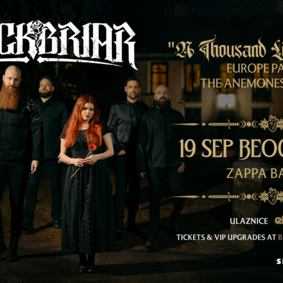 Simfonijski metal sektakl u Beogradu: Holandska senzacija Blackbriar stiže na Zappa Barku