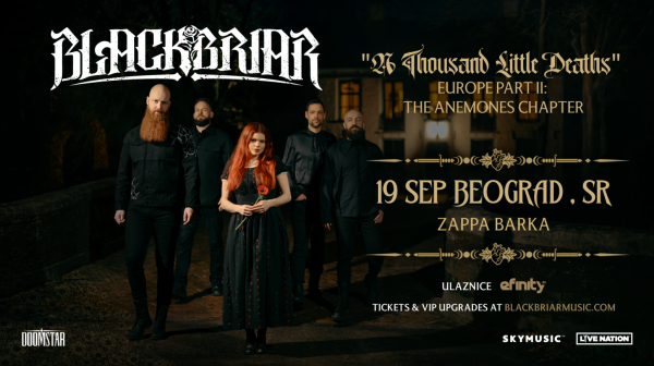 Simfonijski metal spektakl u Beogradu: Holandska senzacija Blackbriar stiže na Zappa Barku