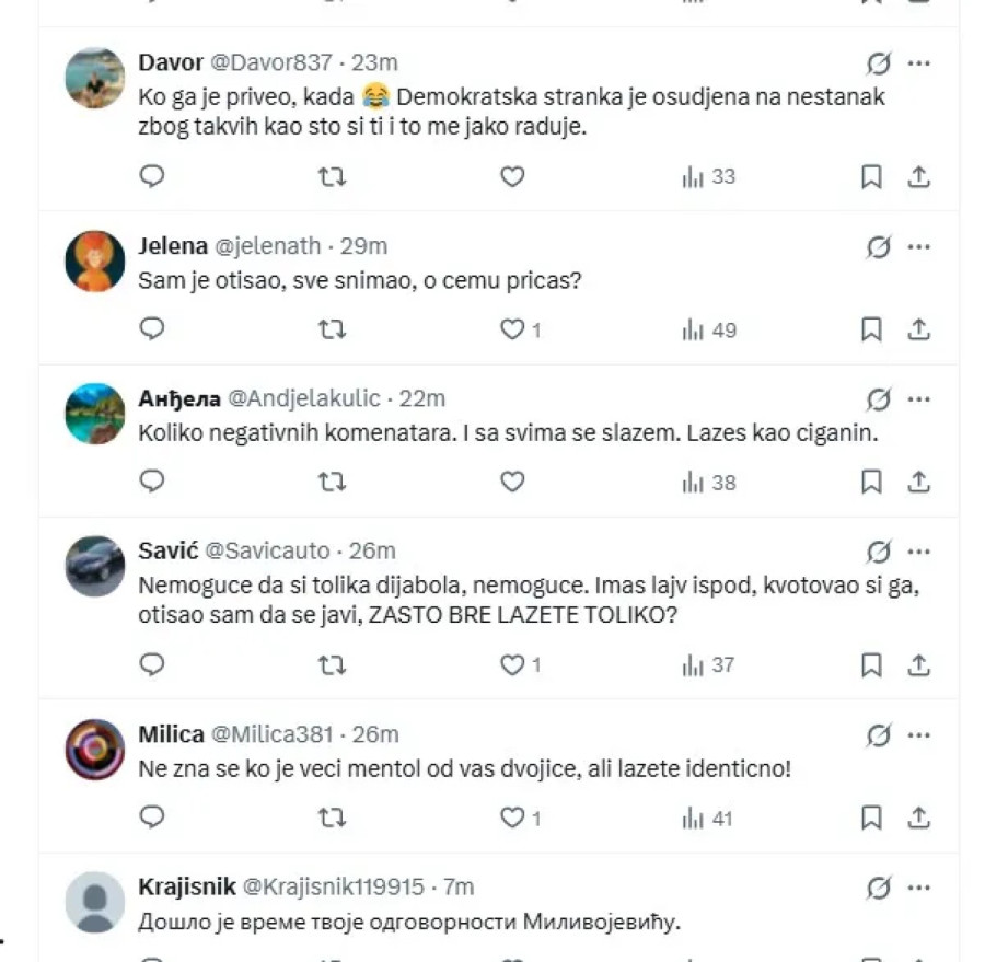 Građani besni zbog brutalnih neistina: Demokratska stranka je osuđena na nestanak, zašto lažete toliko?