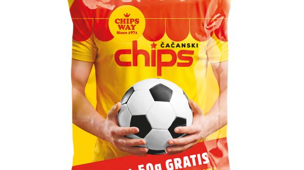 Za velike utakmice treba više: Čačanski čips 150g + 50g gratis!