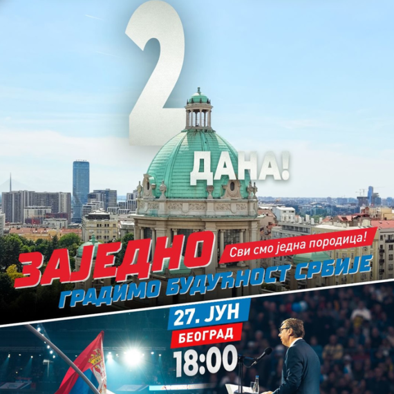 Vučić pozvao građane na skup: "Zajedno gradimo budućnost Srbije"; "Vidimo se za dva dana u Beogradu" FOTO