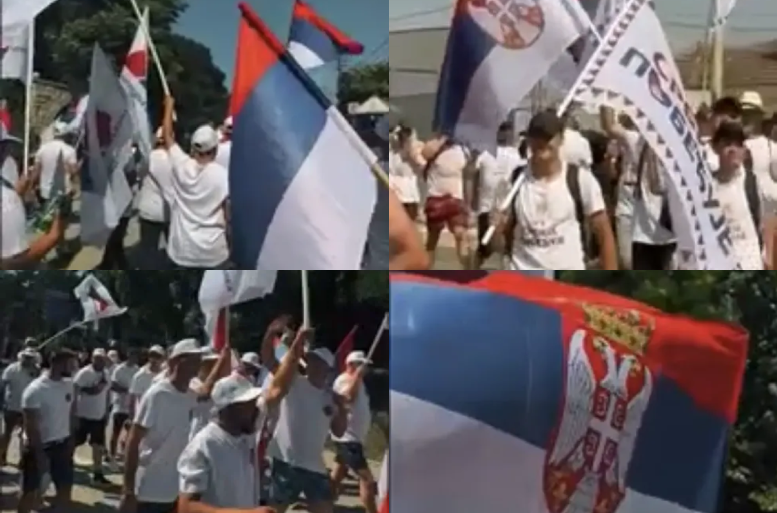 Kolona mladih iz Novog Sada stigla u Sremske Karlovce; Ka Beogradu pešače i Aranđelovčani; Podržaće Vučića