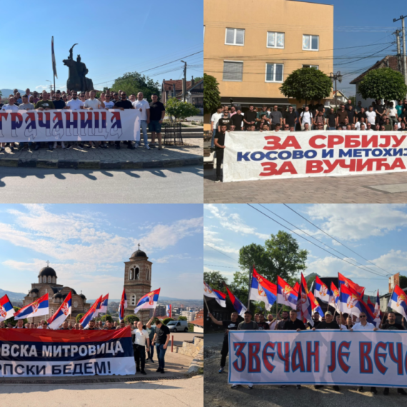 Više od 350 Srba sa KiM krenulo put Kraljeva da podrži Vučićevu politiku razvoja FOTO
