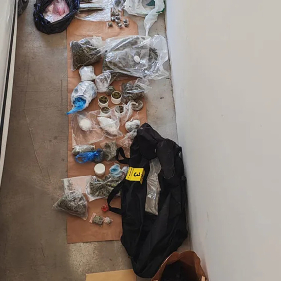 Akcija policije u Novom Sadu: Zaplenjeni droga, pištolj i pet bombi