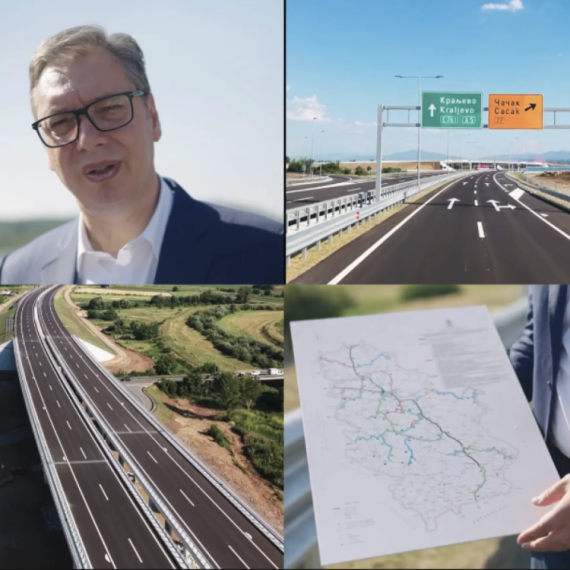 Vučić otvorio novu deonicu Moravskog koridora: "Ovo je najširi auto-put u zemlji i potpuno je digitalizovan"