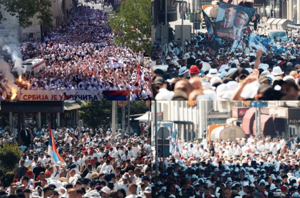 Divne scene, reke ljudi stižu u Beograd; Mladi uz Vučića i Srbiju; Bajkeri krenuli ka Skupštini FOTO/VIDEO