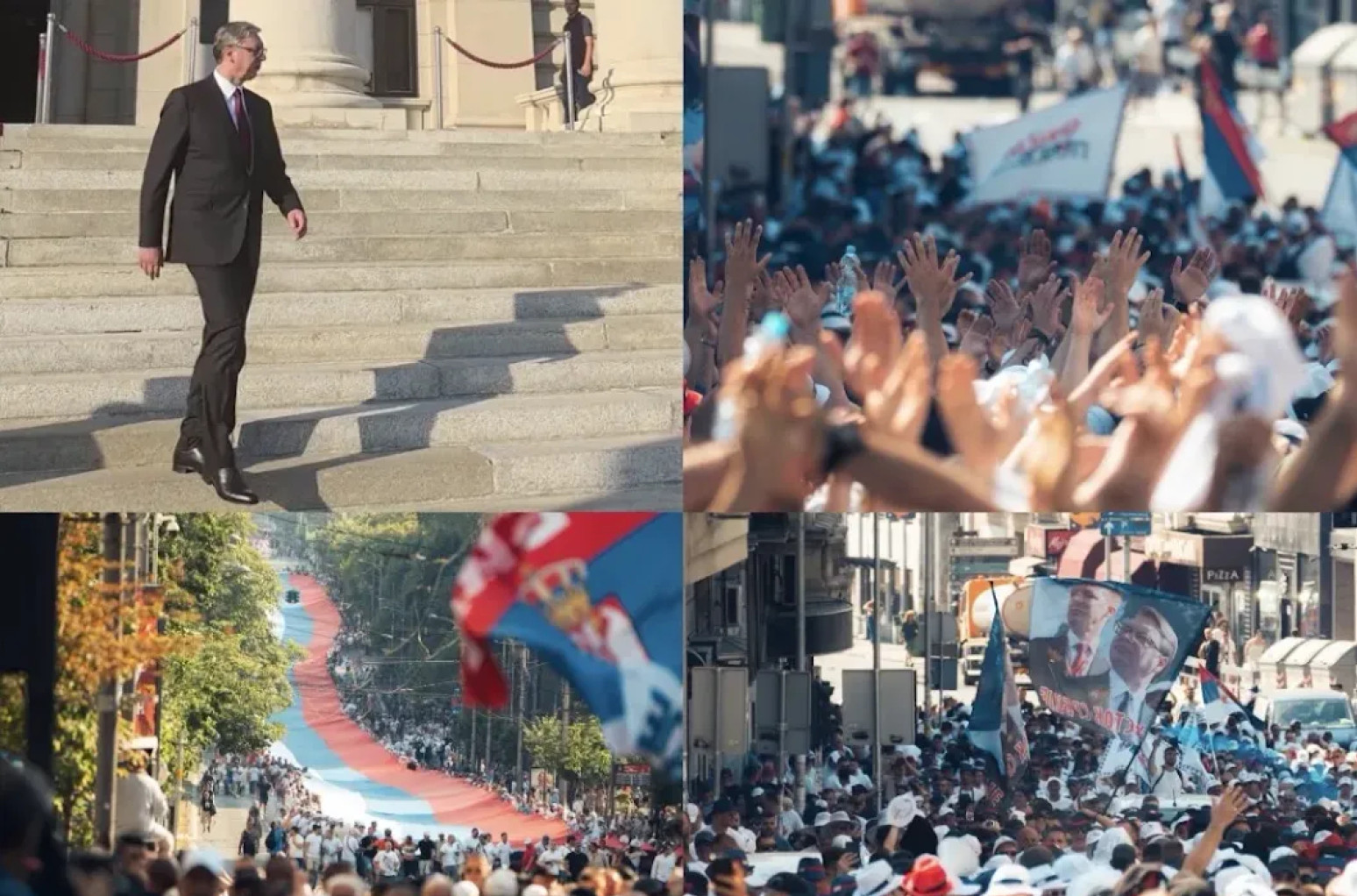 Obraća se Vučić na skupu "Srbija – jedna porodica": "Ljudi su nam najvažniji"; "Ori se Aco, Srbine"