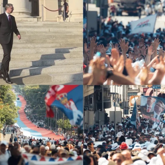 Obraća se Vučić na skupu "Srbija – jedna porodica"
