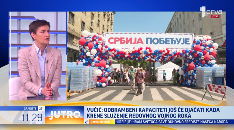 Brnabić: Građani su najvažniji; Najvažnija poruka Vučića - ujedinjena Srbija VIDEO