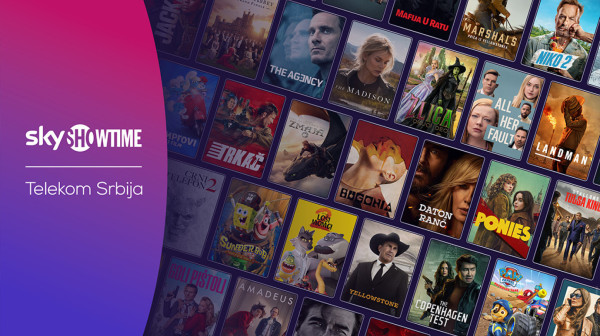 SkyShowtime i Telekom Srbija donose ekskluzivan filmski i serijski sadržaj