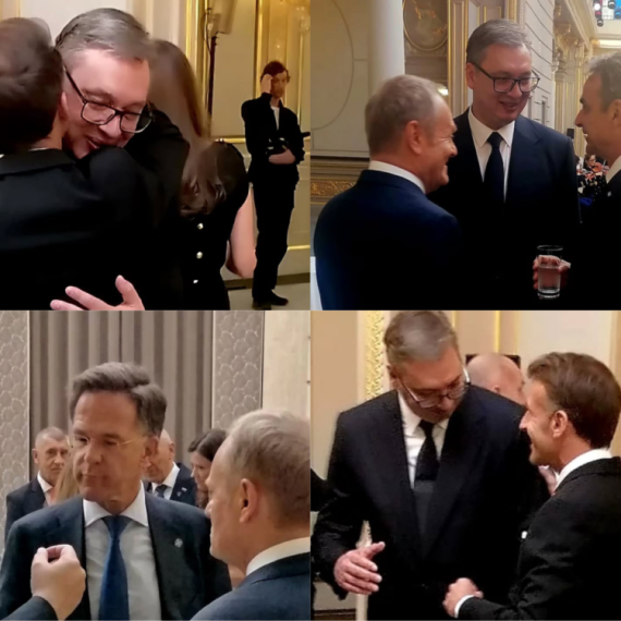 Vučić među svetskim liderima u Parizu; "Važno je da budemo tamo gde se priča o budućnosti Evrope i sveta" FOTO