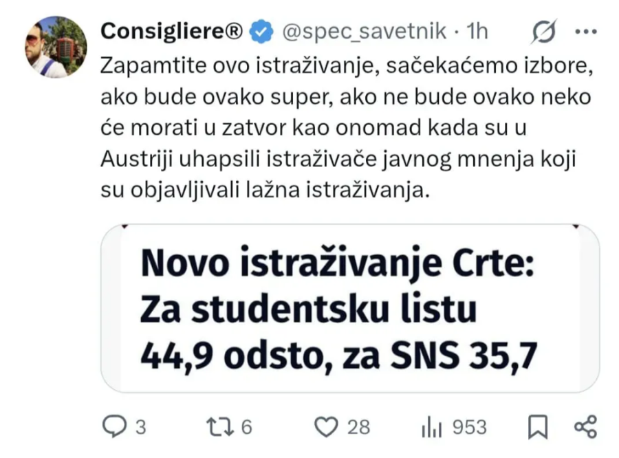 Blokaderi prete CRTI: Ići ćete u zatvor ako ste lagali u svojim istraživanjima