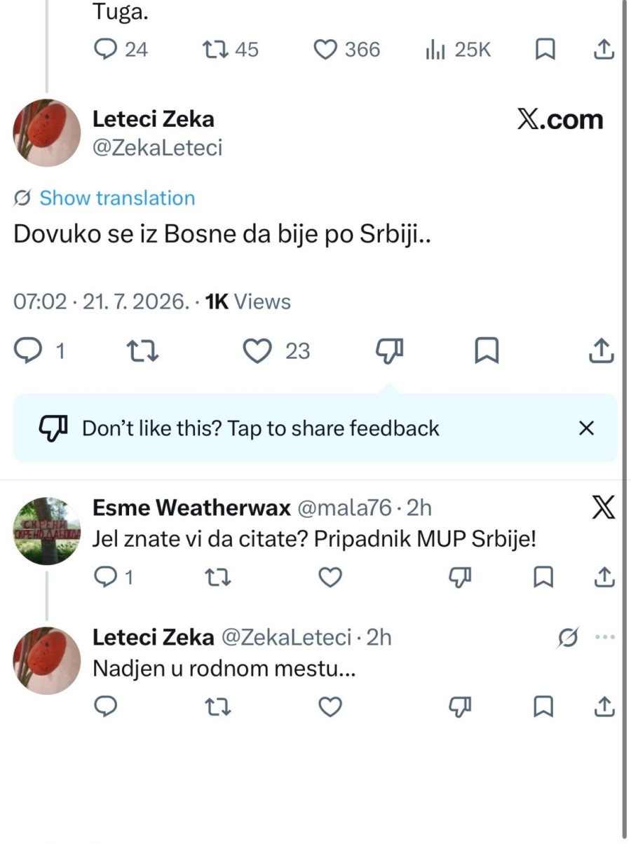 Sramni komentari blokadera; Targetirali policajca, a sad nastavljaju sa brutalnom kampanjom