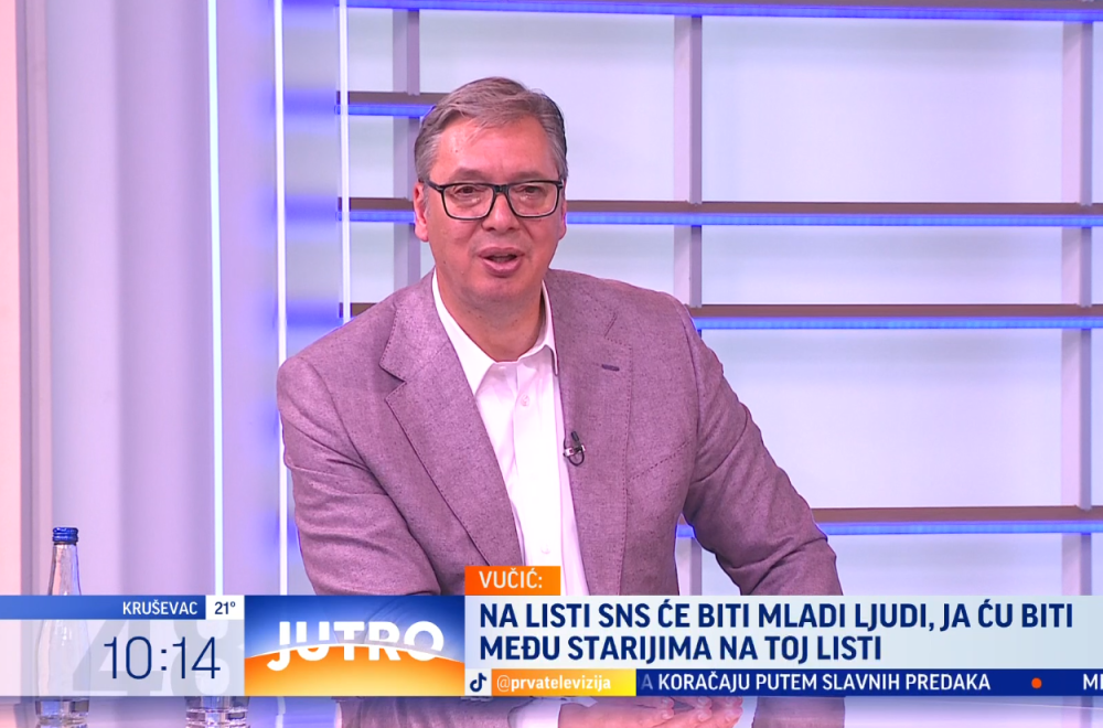 Vučić na TV Prva: "Reči Jasmine Paunović su napad na svaku majku u Srbiji"; "Najvažnije mi je da čujem ljude"