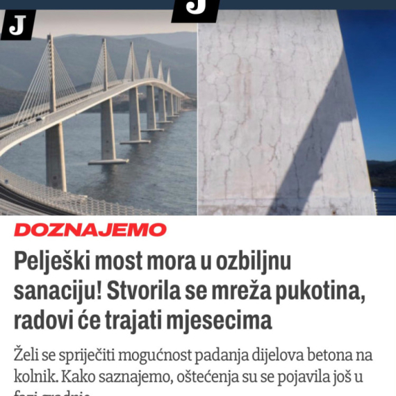 Hrvatima puca novi most, a blokaderi ćute; Zašto sada ne pljuju po državi?
