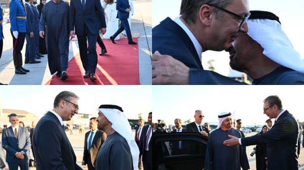 Vučić welcomes Sheikh bin Zayed to Belgrade: One of the world's most influential leaders visits Serbia PHOTO
