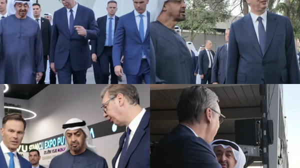 Vučić hosts UAE leader: "EXPO 2027 will bring the world in Belgrade"; "An opportunity to present Serbia" VIDEO
