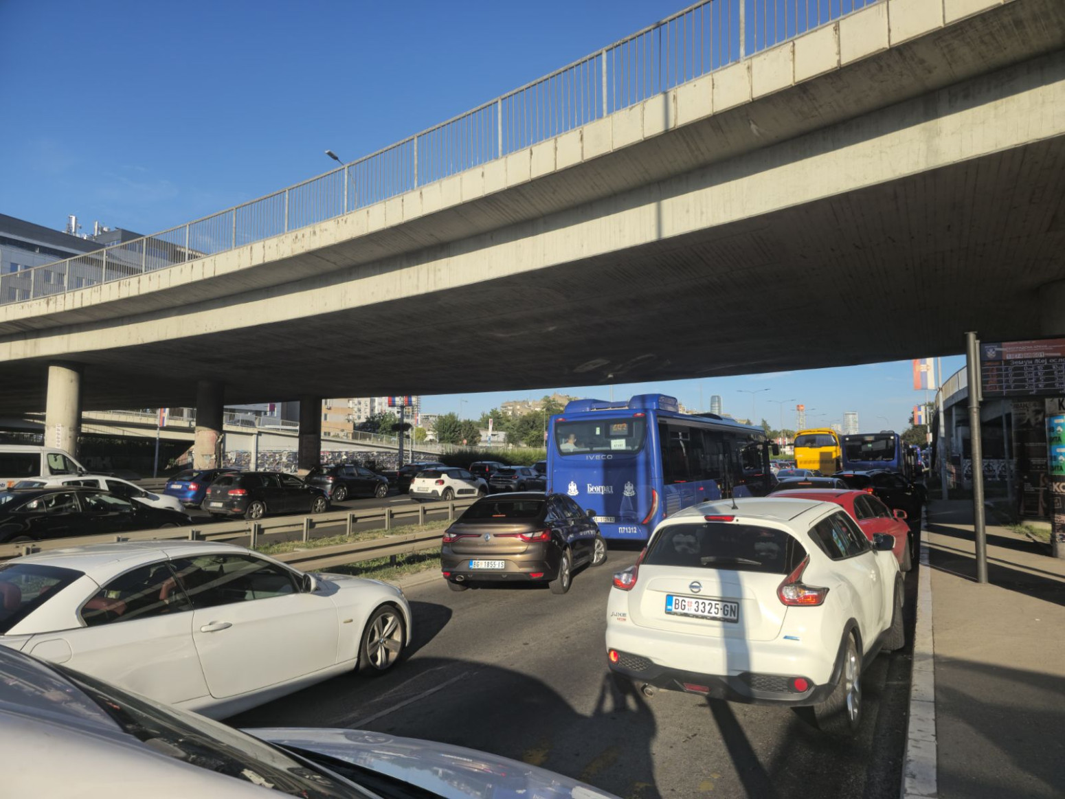 Teška nesreća na Gazeli; Ogromne kolone, sve stoji FOTO