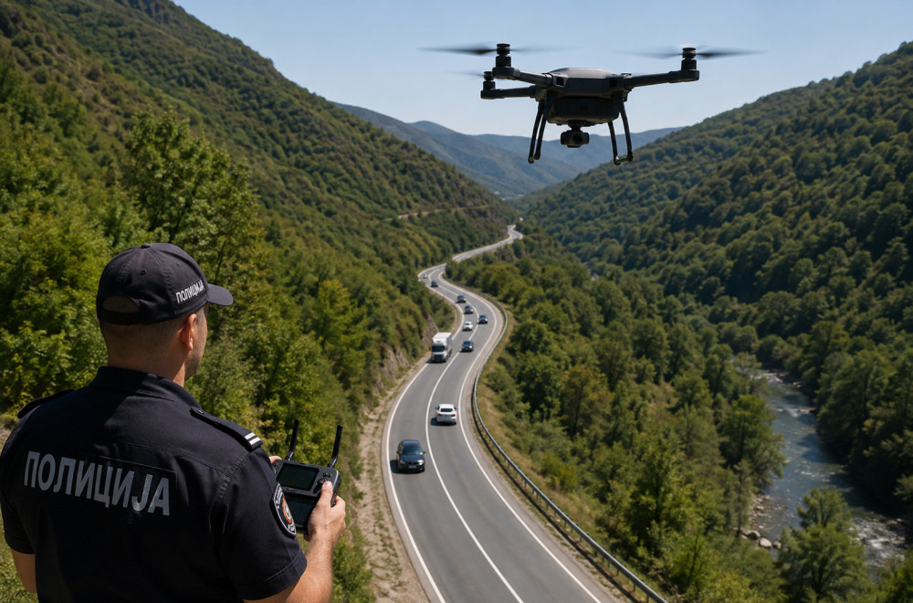 Nema više skrivanja: Srpska policija sada lovi saobraćajne prekršaje i iz vazduha FOTO