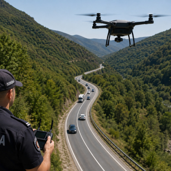 Nema više skrivanja: Srpska policija sada lovi saobraćajne prekršaje i iz vazduha FOTO