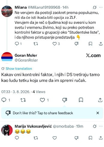 Vukosavljević napustila ZLF, pa sve otkrila: 