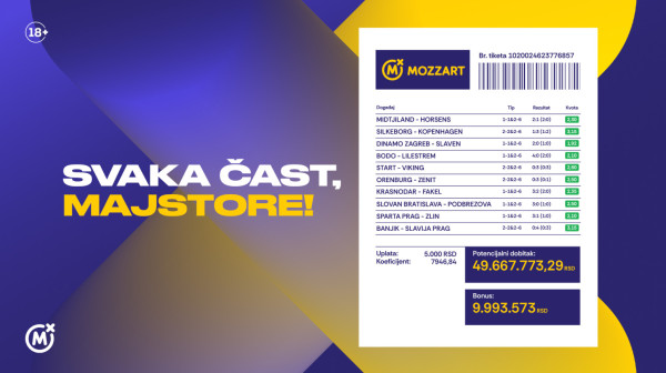 Letnja grmljavina od 423.000 evra: Pala Mozzart maksimala u Borči!