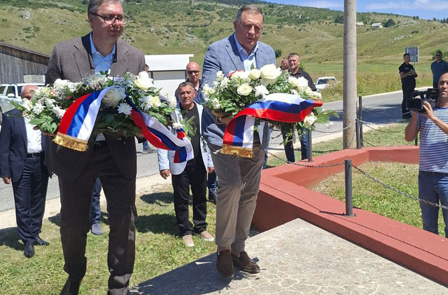Vučić na obeležavanju Dana sećanja na sve stradale i prognane u oružanoj akciji Oluja