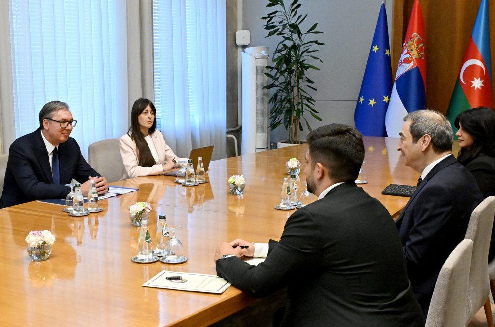 Vučić primio u oproštajnu posetu ambasadora Azerbejdžana