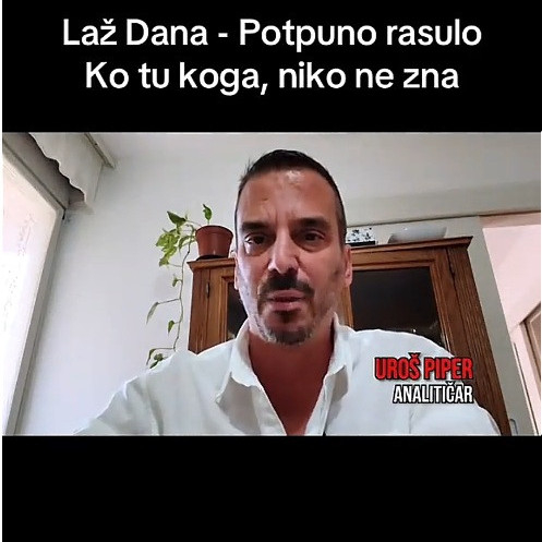 Laž dana; Piper: "Ko tu koga, niko ne zna" VIDEO